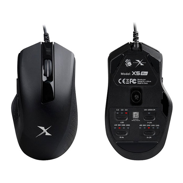 image of A4tech Bloody X5 Max Esport gaming mouse with Spec and Price in BDT