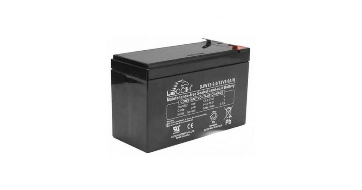Leoch DJW12-9.0(12v9.0ah) Sealed Lead Acid Rechargeable Battery