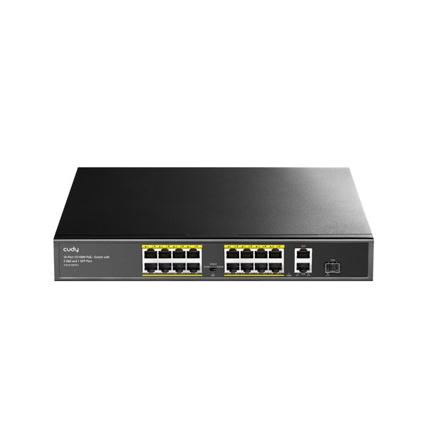 image of Cudy FS1018PS1 16-Port 10/100M PoE+ Switch  with Spec and Price in BDT