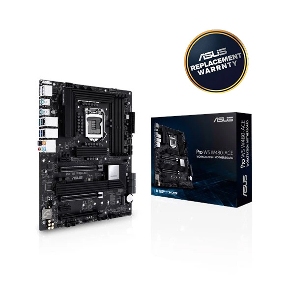 Asus Pro WS W480-ACE ATX Motherboard