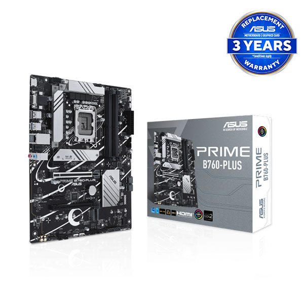 image of ASUS Prime B760-PLUS  Intel 13th Gen ATX Motherboard  with Spec and Price in BDT