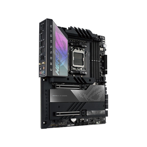 image of ASUS ROG CROSSHAIR X670E HERO AM5 ATX Gaming Motherboard with Spec and Price in BDT