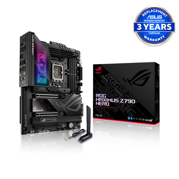 image of ASUS ROG MAXIMUS Z790 HERO Intel 13TH Gen ATX Motherboard with Spec and Price in BDT