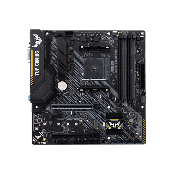 image of ASUS TUF GAMING B450M-PLUS II mATX AMD Gaming Motherboard with Spec and Price in BDT