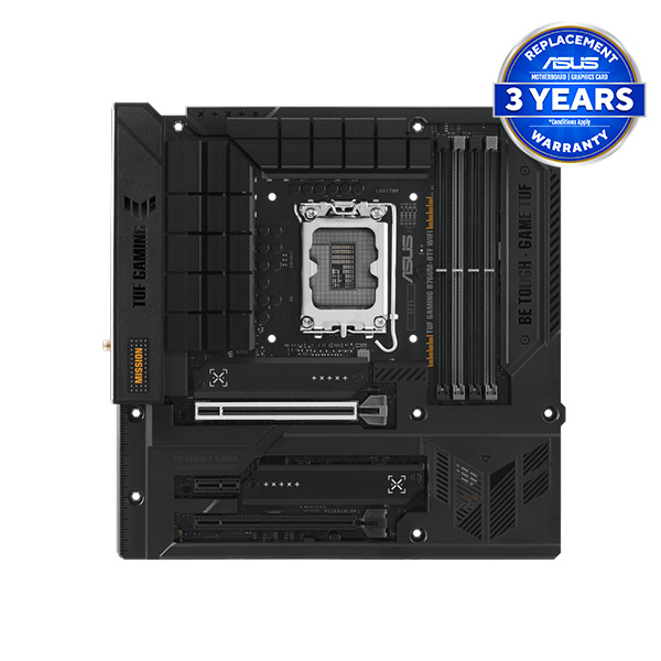 image of ASUS TUF GAMING B760M-BTF WIFI mATX Intel 13th Gen Gaming Motherboard with Spec and Price in BDT
