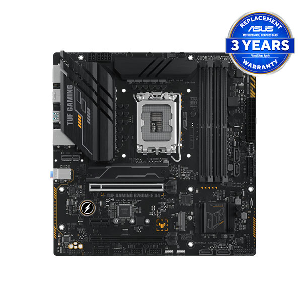image of ASUS TUF GAMING B760M-E D4 Intel 13th Gen mATX Motherboard with Spec and Price in BDT