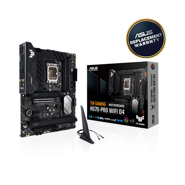 image of ASUS TUF GAMING H670-PRO WIFI D4 ATX Motherboard with Spec and Price in BDT