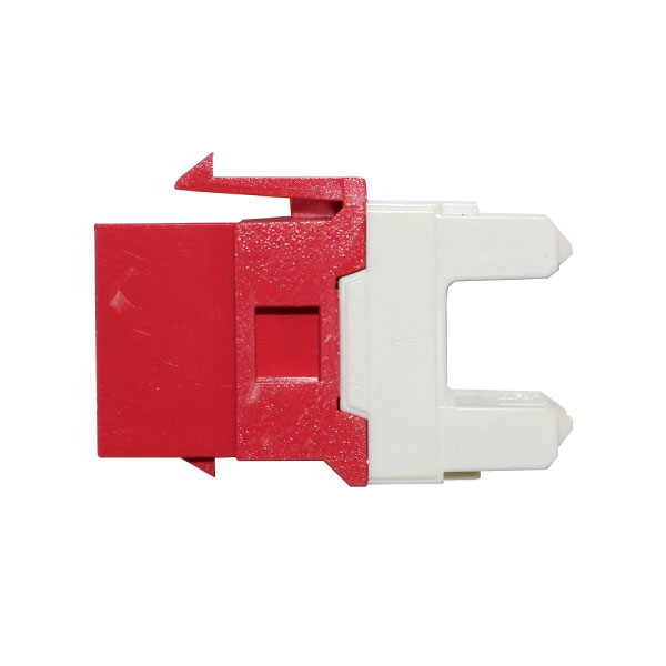 image of Belden AX104190 Cat-6 RJ-45 Modular For Face plate - Red with Spec and Price in BDT