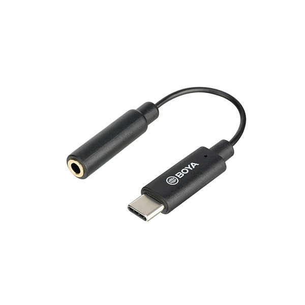BOYA BY-K4 – 3.5mm TRS (Female) to Type-C (Male) Audio Adapter