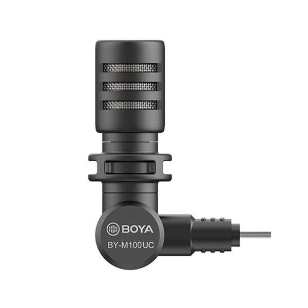 image of Boya BY-M100UC Miniature Condenser Microphone with Spec and Price in BDT