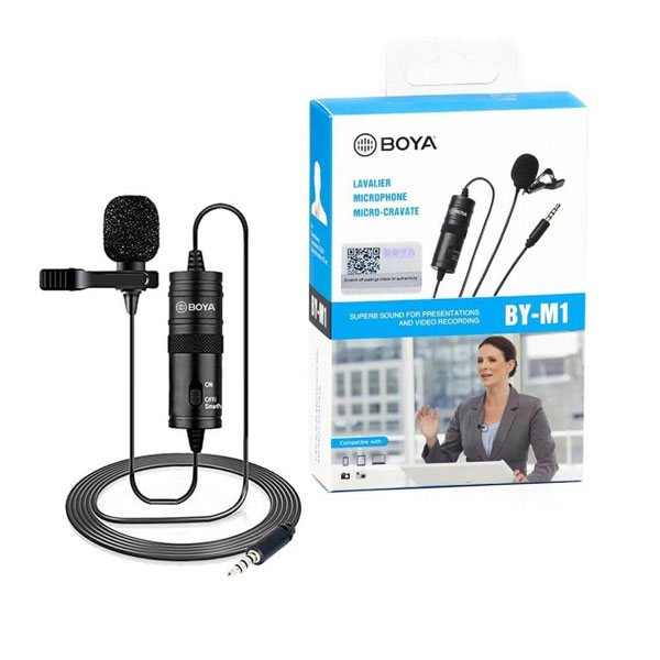 image of Boya BY-M1 Omni Directional Lavalier Microphone with Spec and Price in BDT