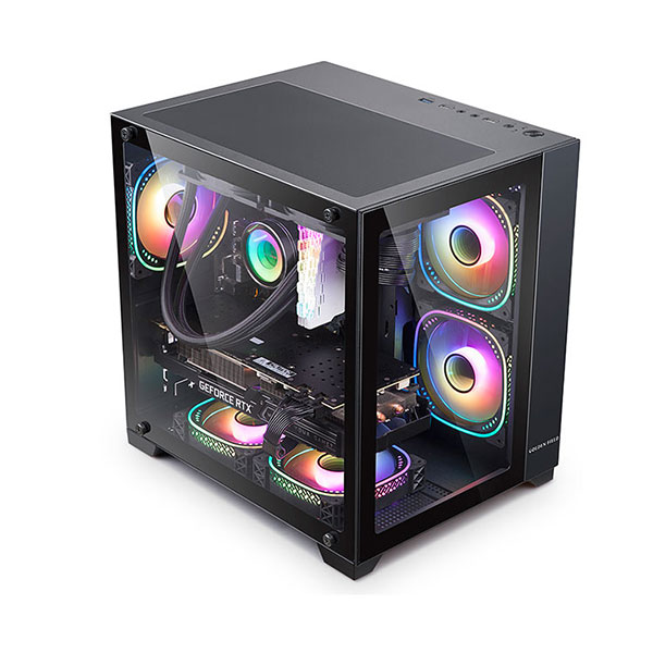 image of Golden Field Seaveiw M360 Black Gaming Casing with Spec and Price in BDT