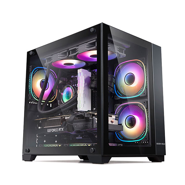 image of Golden Field Seaveiw M360 Black Gaming Casing with Spec and Price in BDT