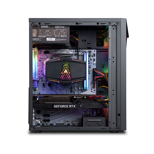 image of Golden Field XH2i ATX Gaming Casing with Spec and Price in BDT