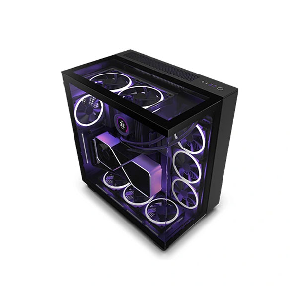 image of NZXT CM-H91EB-01 H9 Elite Edition ATX Mid Tower Casing - Black with Spec and Price in BDT