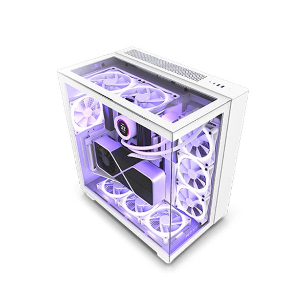 image of NZXT CM-H91EW-01 H9 Elite Edition ATX Mid Tower Casing - White with Spec and Price in BDT