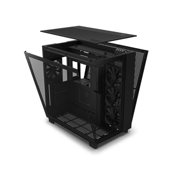 image of NZXT CM-H91FB-01 H9 Flow Edition ATX Mid Tower Casing - Black with Spec and Price in BDT