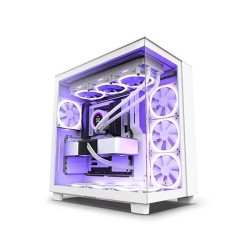 NZXT CM-H91FW-01 H9 Flow Edition ATX Mid Tower Casing - White