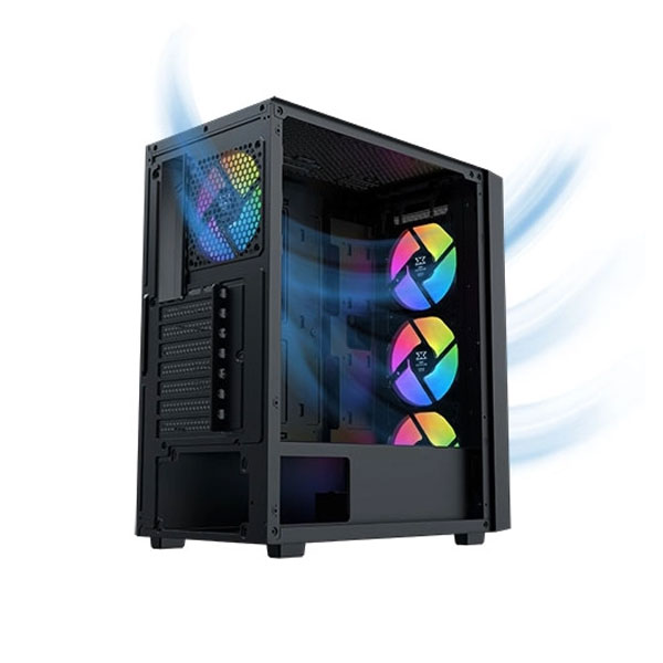 image of Xigmatek Blade (EN40887) RGB ATX Mid Tower Gaming Casing with Spec and Price in BDT
