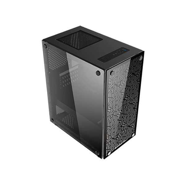 image of Xigmatek NYX ARGB Mini Tower Black (EN45822) Micro-ATX Gaming Casing with Spec and Price in BDT