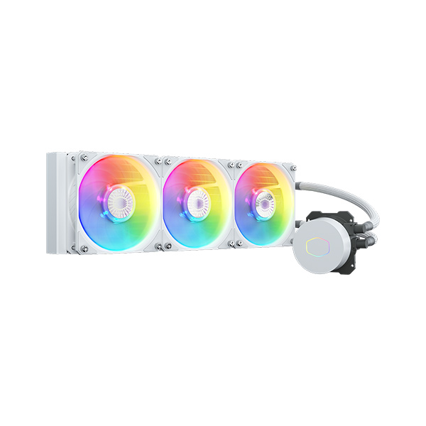 image of Cooler Master MasterLiquid ML360L ARGB White Edition V2 (MLW-D36M-A18PW-RW) CPU Liquid Cooler with Spec and Price in BDT