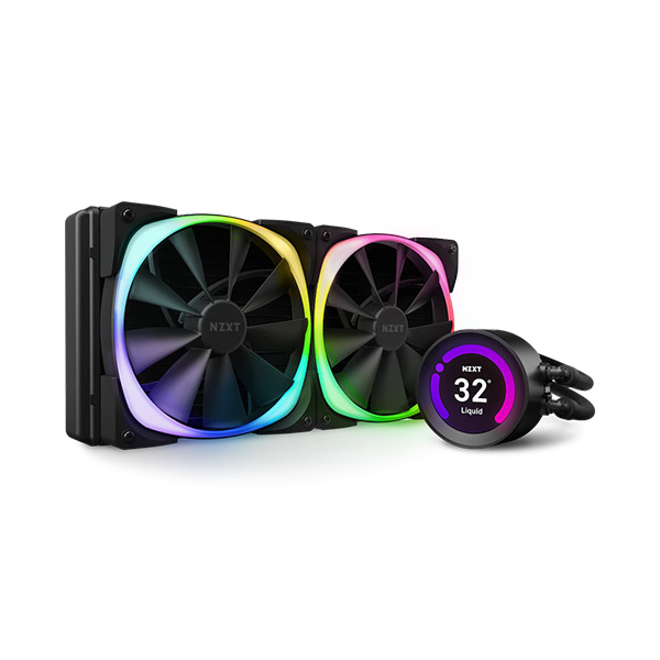 NZXT Kraken Z63 RGB 280mm All-in-One Liquid CPU Cooler with LCD Display