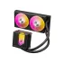 upHere E240KC 240mm AIO Liquid CPU Cooler - Black