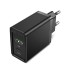 VENTION FBBB0-EU Two-Port  USB(A+C) Wall Charger (18W/20W) EU-Plug Black