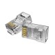 VENTION IDDR0-100 Cat6 UTP RJ45 Modular Plug Transparent 100 Pack