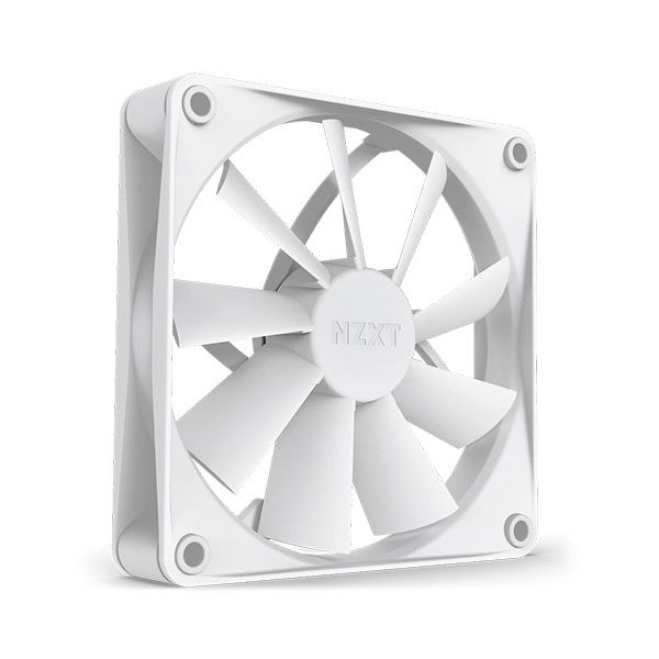 image of NZXT F120Q (RF-Q12SF-W1) 120mm Quiet Airflow Fan - White with Spec and Price in BDT