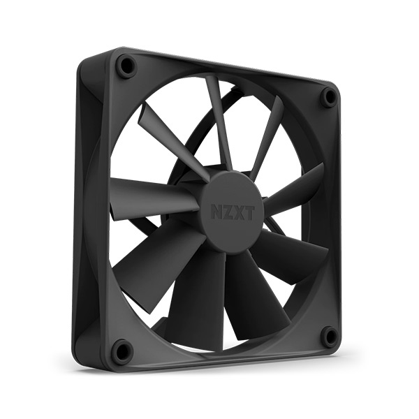 image of NZXT F120Q (RF-Q12SF-B1) 120mm Quiet Airflow Fan - Black with Spec and Price in BDT