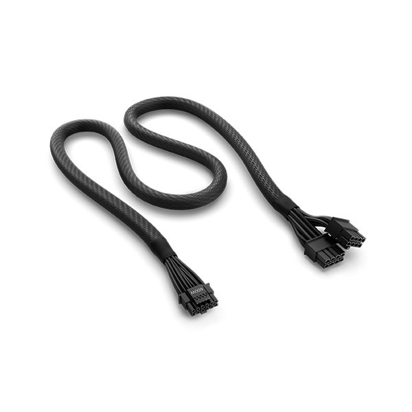 image of NZXT 12VHPWR 16-Pin to Dual 8-Pin PCIe 5.0 PSU Adapter Cable with Spec and Price in BDT