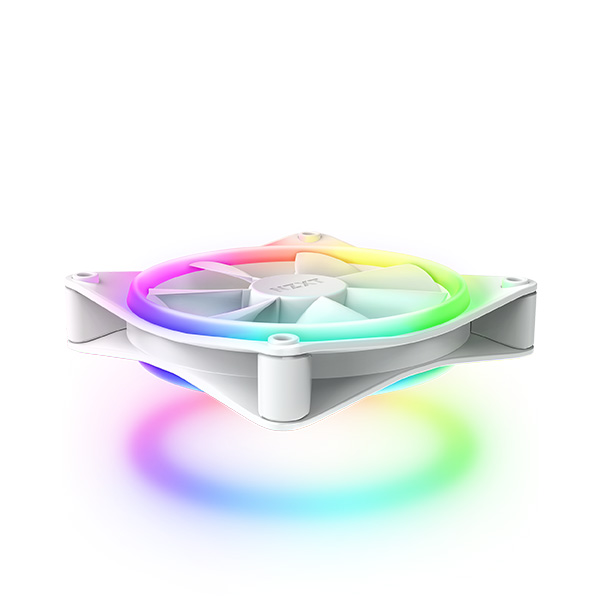 image of NZXT F120 RGB DUO (Triple Pack) 120mm RGB Casing Fan - White with Spec and Price in BDT