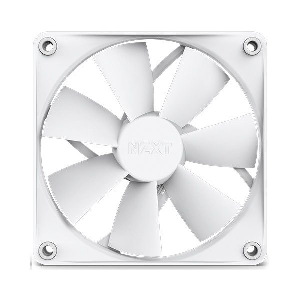 image of NZXT F120P 120mm Static Pressure Casing Fan - White with Spec and Price in BDT