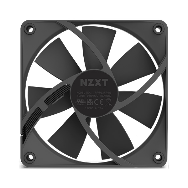 image of NZXT F120P 120mm Static Pressure Casing Fan - Black with Spec and Price in BDT