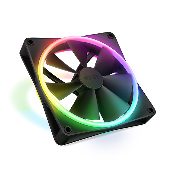image of NZXT F140 RGB DUO 140mm RGB Casing Fan - Black with Spec and Price in BDT