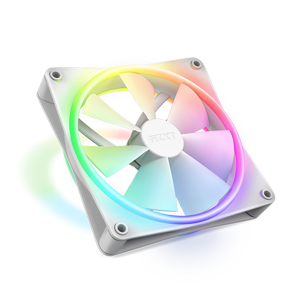 image of NZXT F140 RGB DUO 140mm RGB Casing Fan - White with Spec and Price in BDT