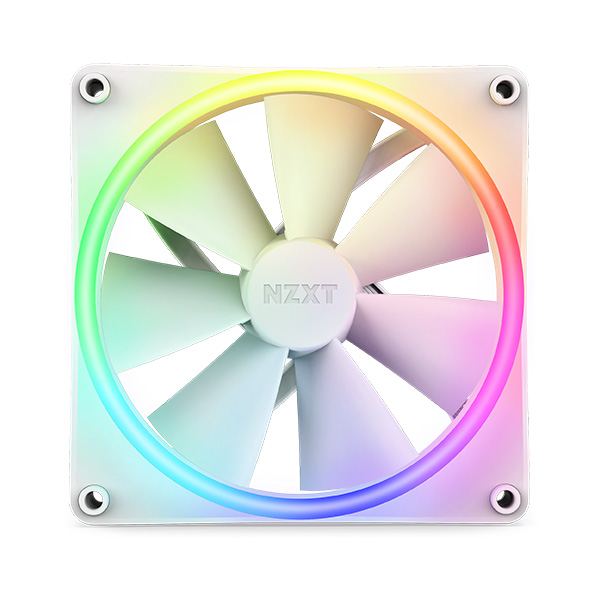 image of NZXT F140 RGB DUO 140mm RGB Casing Fan - White with Spec and Price in BDT