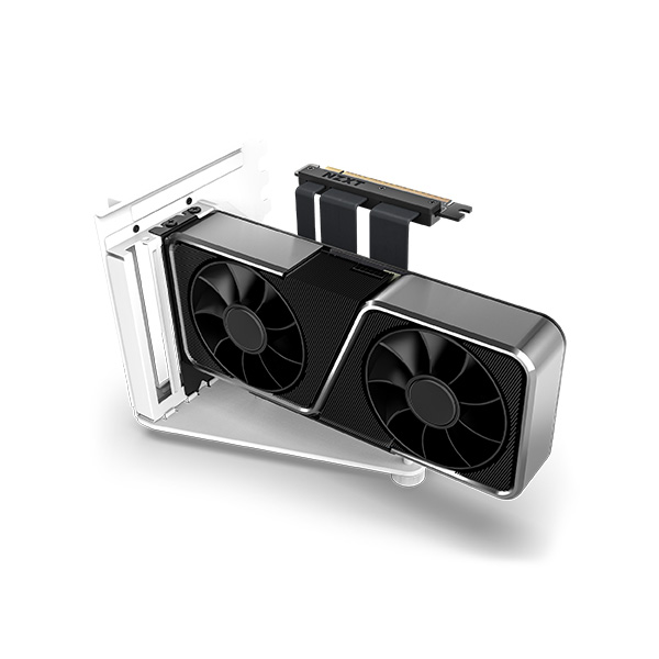 image of NZXT Vertical GPU Mounting Kit - White with Spec and Price in BDT