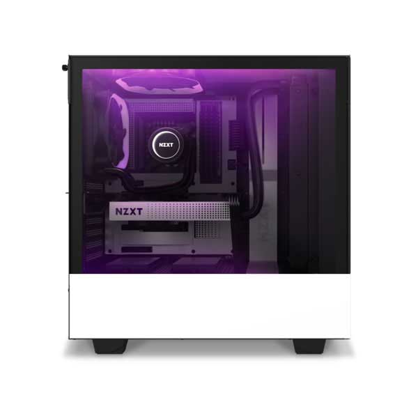 image of NZXT CA-H510E-W1 H510 Elite Matte White Chassis with Smart Device 2 with Spec and Price in BDT