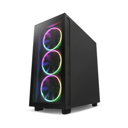 product image of NZXT H7 Elite (CM-H71EB-01-Black) Premium Mid-Tower Casing - Black with Specification and Price in BDT
