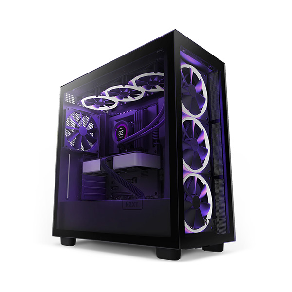NZXT H7 Elite (CM-H71EB-01-Black) Premium Mid-Tower Casing - Black