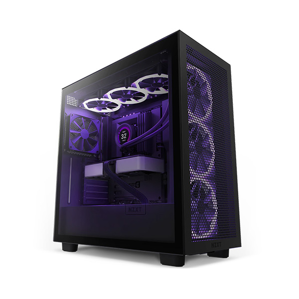 image of NZXT H7 Flow (CM-H71FB-01-Black) Mid-Tower Airflow Casing - Black with Spec and Price in BDT