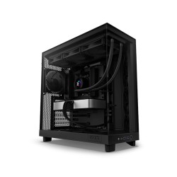 NZXT H6 Flow Compact Dual-Chamber Mid-Tower Airflow Casing - Black