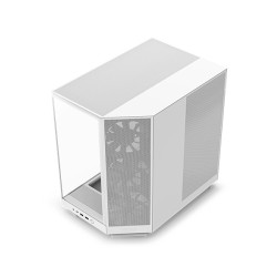 product image of NZXT H6 Flow Compact Dual-Chamber Mid-Tower Airflow Casing - White with Specification and Price in BDT