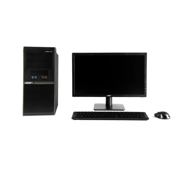 image of ACER VERITON M200-H610 12TH Gen Core i5 Mini Tower With Monitor  with Spec and Price in BDT