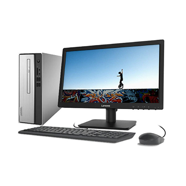 Lenovo IdeaCentre 307 (90NB007KLK) 10th Gen Core i3  Tower Brand PC with 18.5 Inch Monitor 