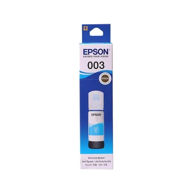 image of Epson 003 Cyan Ink Bottle #C13T00V200 with Spec and Price in BDT