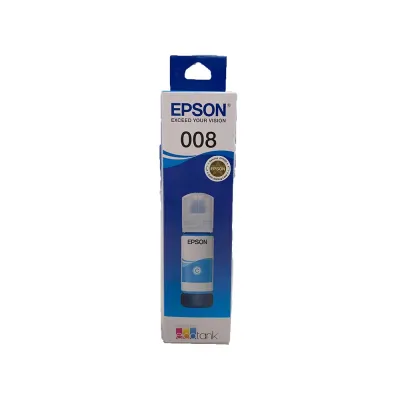 image of Epson 008 Cyan Ink Bottle #C13T06G298 with Spec and Price in BDT