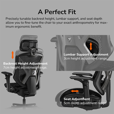 Cougar Speeder Gaming Chair image of Cougar Speeder Gaming Chair with Spec and Price in BDT